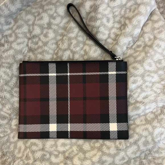 MK jet set XL plaid wristlet - Picture 4 of 8